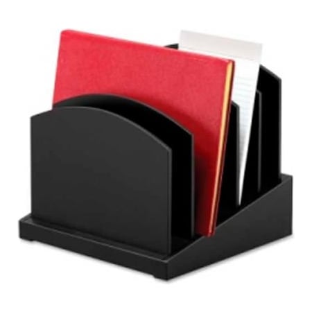 Victor Technology Victor Tech Incline File with 6 Dividers Black 86015